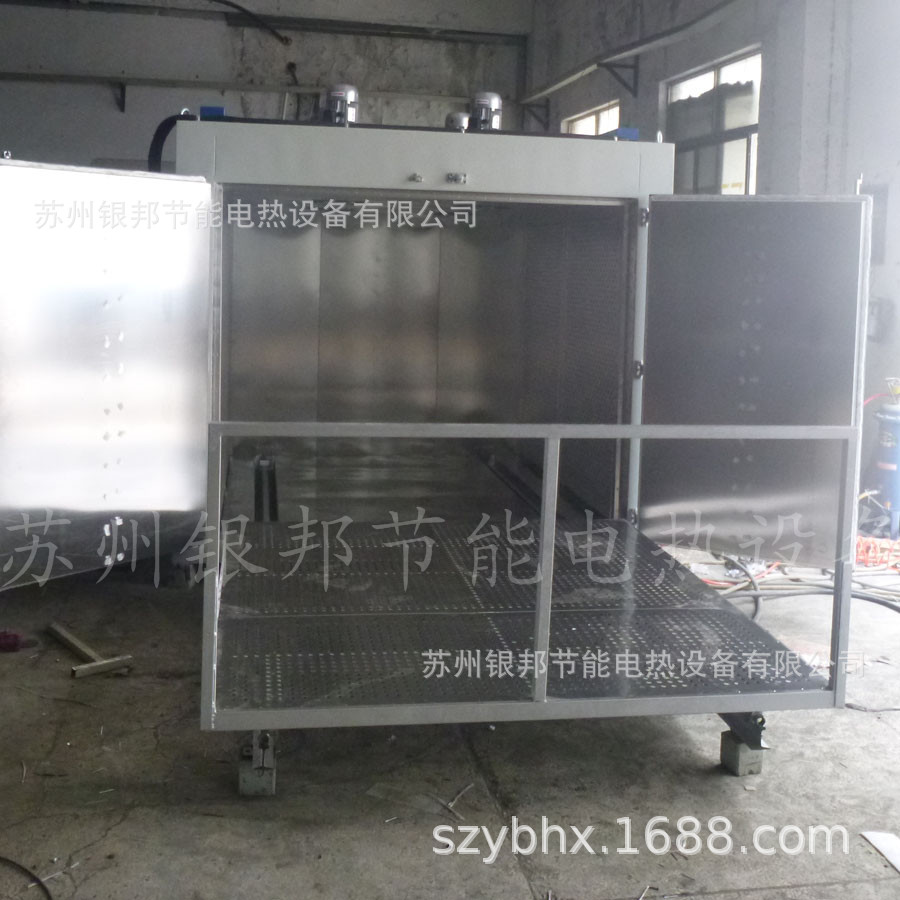 矿用滚筒包胶加热烘烤箱 台车式包胶滚筒预热烘箱 大型台车式烘箱