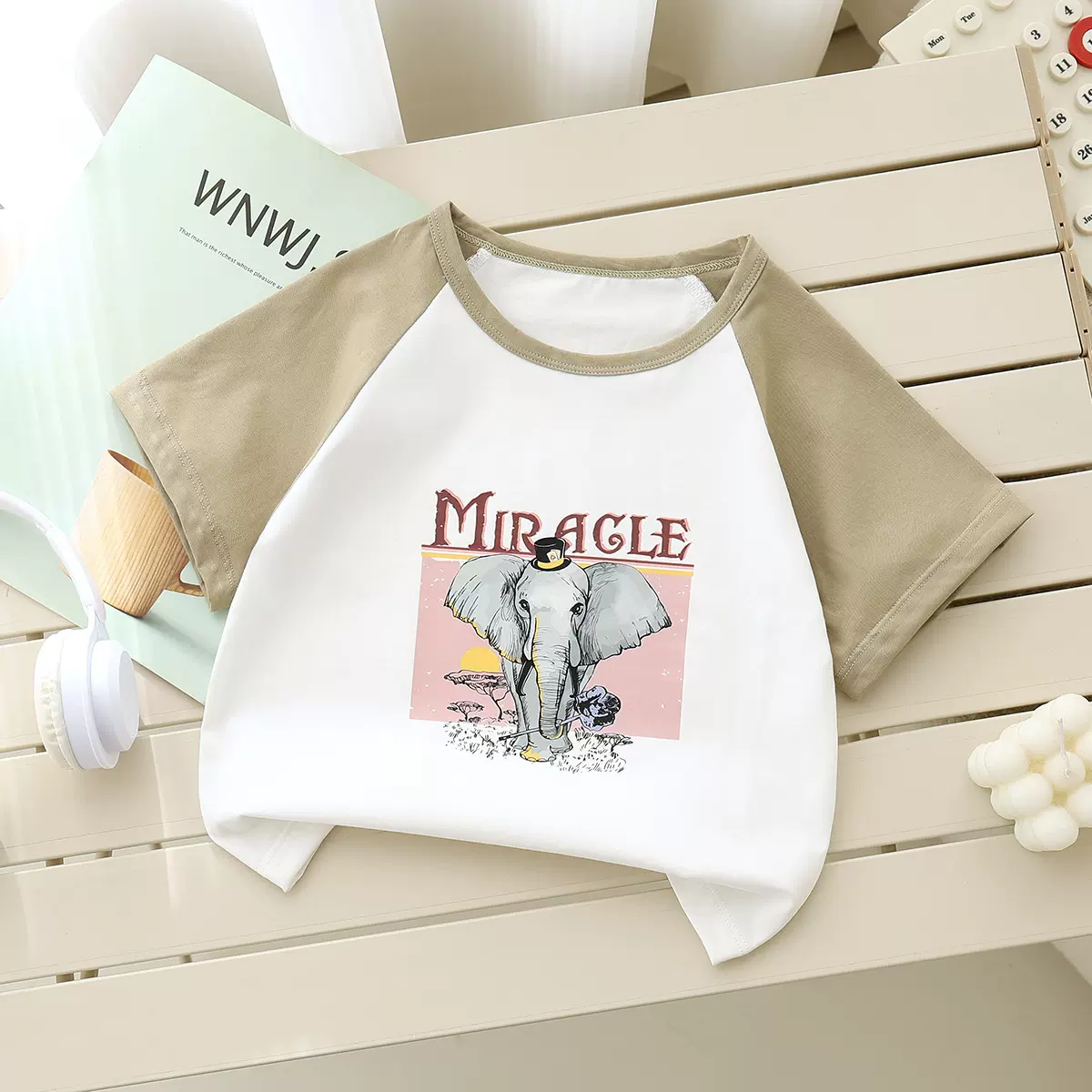 休闲儿童新款宝宝女童短袖针织运动上衣男童T恤夏a类童装衣服婴儿