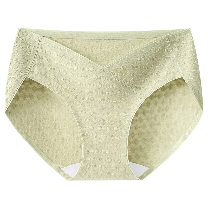 Bragas de maternidad de soporte de vientre en forma de V de algodón rojo grande año natal 10A transpirable antibacteriano entrepierna de algodón de talla grande bragas de mujer