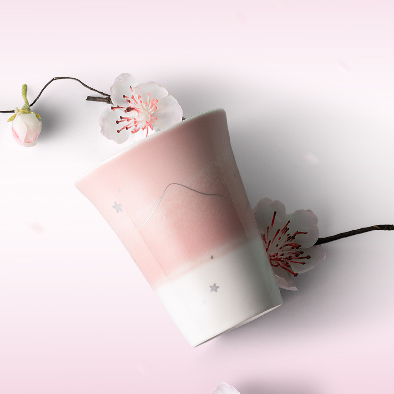 Tao Runhui Taza de cerámica de alto valor Taza de agua de pareja Taza de mano Taza personalizada Spot al por mayor