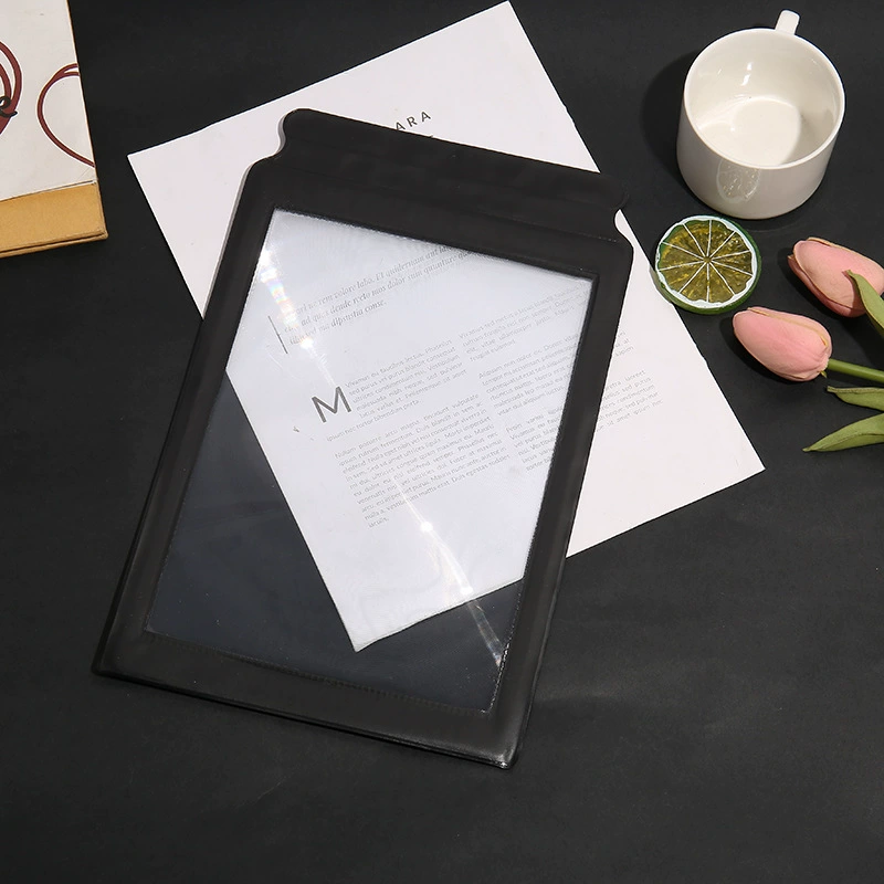 Трансграничная горячая распродажа, ультратонкая рамка из искусственной кожи из ПВХ, карта увеличительного стекла для пожилых людей, чтобы читать газет, увеличительное стекло для чтения всего страниц