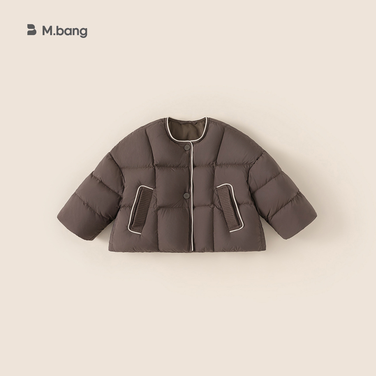 Yubao ropa infantil chaqueta de plumón 3 - 6 años de edad de otoño chaqueta caliente para niñas chaqueta de plumón de color sólido para niños