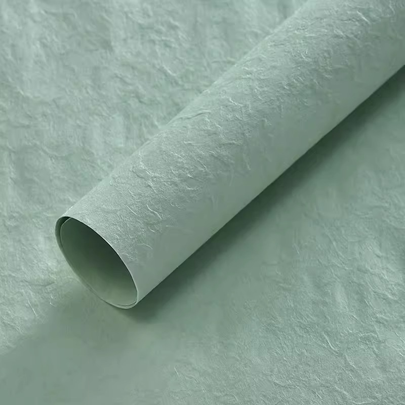 Papel de embalaje de flores teñidas de hierba amor eterno serie de paquetes de flores sólidas textura de papel Dongba floral papel de embalaje de flores