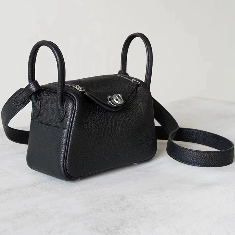 Leather one-shoulder bag, phone bag, bag strap, cowhide, wholesale
