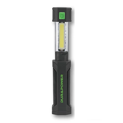 LED retractable auto repair work light, rechargeable COB emergency auto repair light, strong light magnetic car maintenance work light (İşçi projektorları) - green