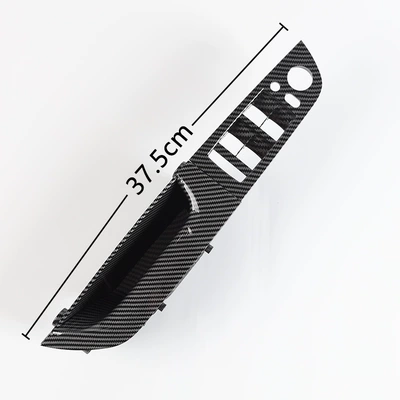 Applicable to BMW 3 Series inner handle E90 inner handle E90 main driving handle E91 door handle carbon fiber handle (Armrest, handle, handle) - carbon-fiber-pattern-left-peptide-375cm