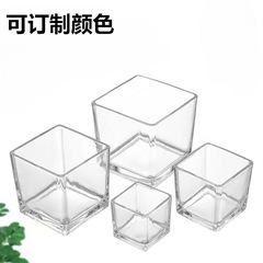 スポット工芸品水耕ガラス角型フラワーアレンジメント花瓶植木鉢角型キャンドルホルダーアロマボトル卸売