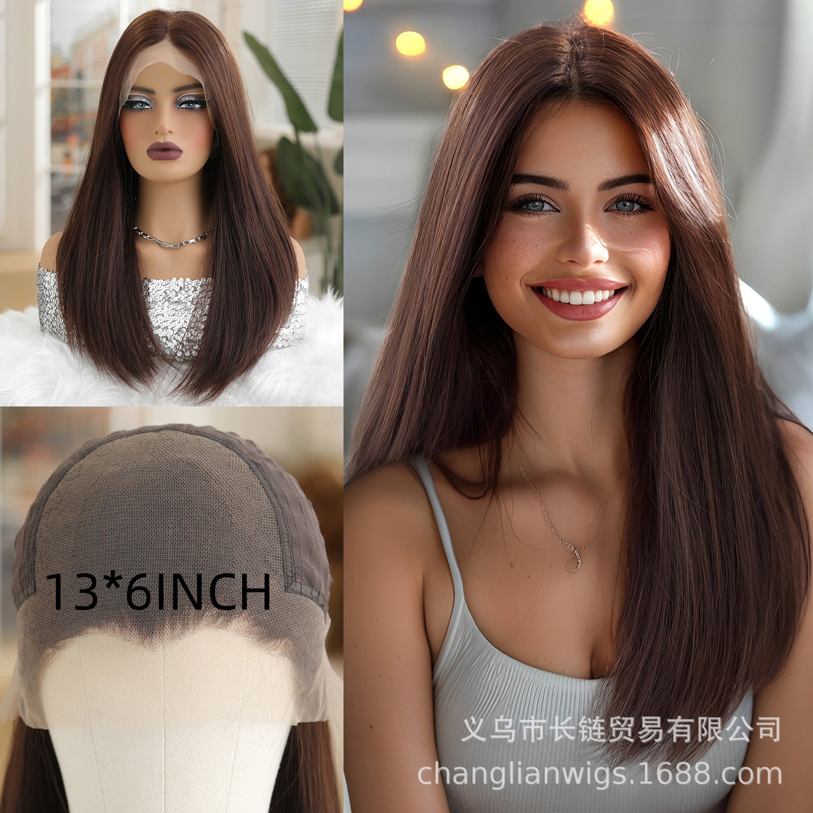 red brown large lace