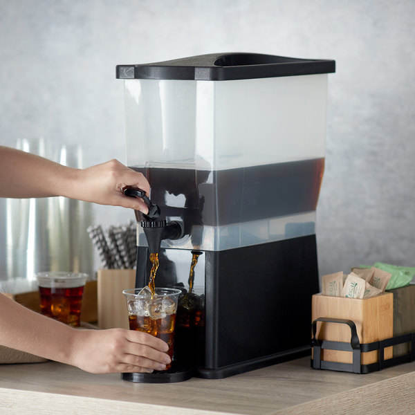 Barril de jugo comercial de grado alimenticio bebida portátil al aire libre buffet con cabecera de café leche de soja barril de té de leche estrictamente seleccionado image 3