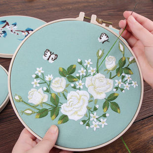 Embroidery DIY Handmade Creative Gift for Boyfriend Suzhou Embroidery Material Package to Pass the Time Ancient Style Embroidery Kit