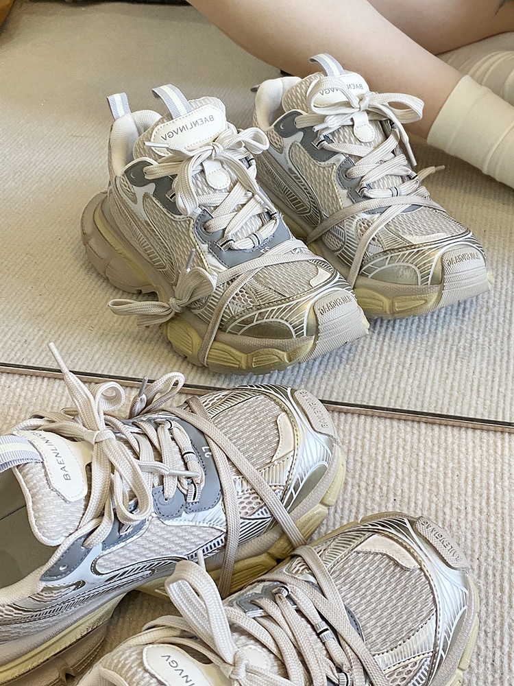 Sommer Paris Neue XL Alte Schuhe Frauen S Casual Running Dirty Dicken Boden Erhöht Paar Sport_voghion.com