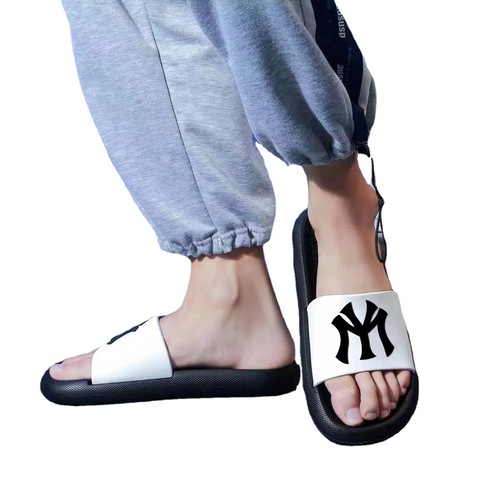 Men's Summer Wholesale Plus Size Bathroom Anti-Slip Couple Household Home Shoes with Squishy Feeling Cool Slippers Trend