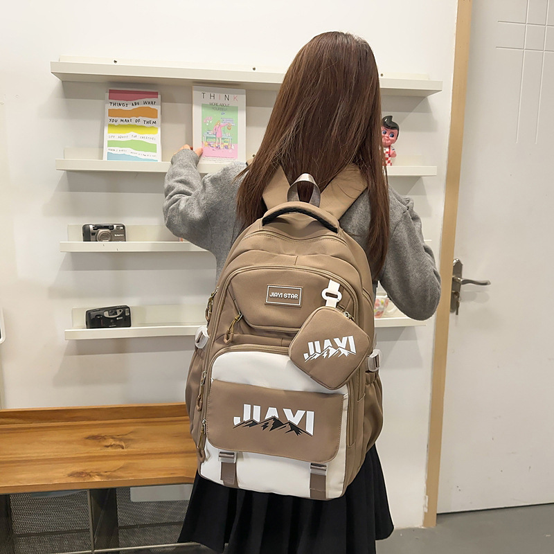 Nueva mochila escolar para estudiantes de la temporada escolar, estudiantes de secundaria, estudiantes de secundaria, mochila informal, mochila coreana japonesa de gran capacidad