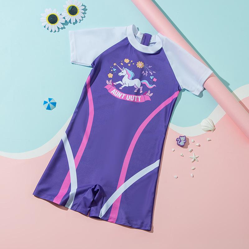 trajes de baño para niños, princesas de dibujos animados, unicornios, trajes de baño especiales para niños pequeños, medianos y grandes.