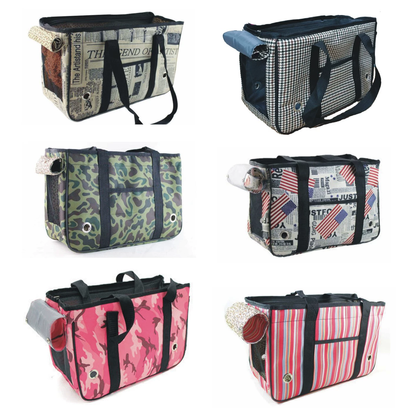 Сумка через плечо для домашних животных Многофункциональная сумка для отдыха для домашних животных Модная сумка для переноски Сумка для собак Сумка для кошек Закрытые принадлежности для собак