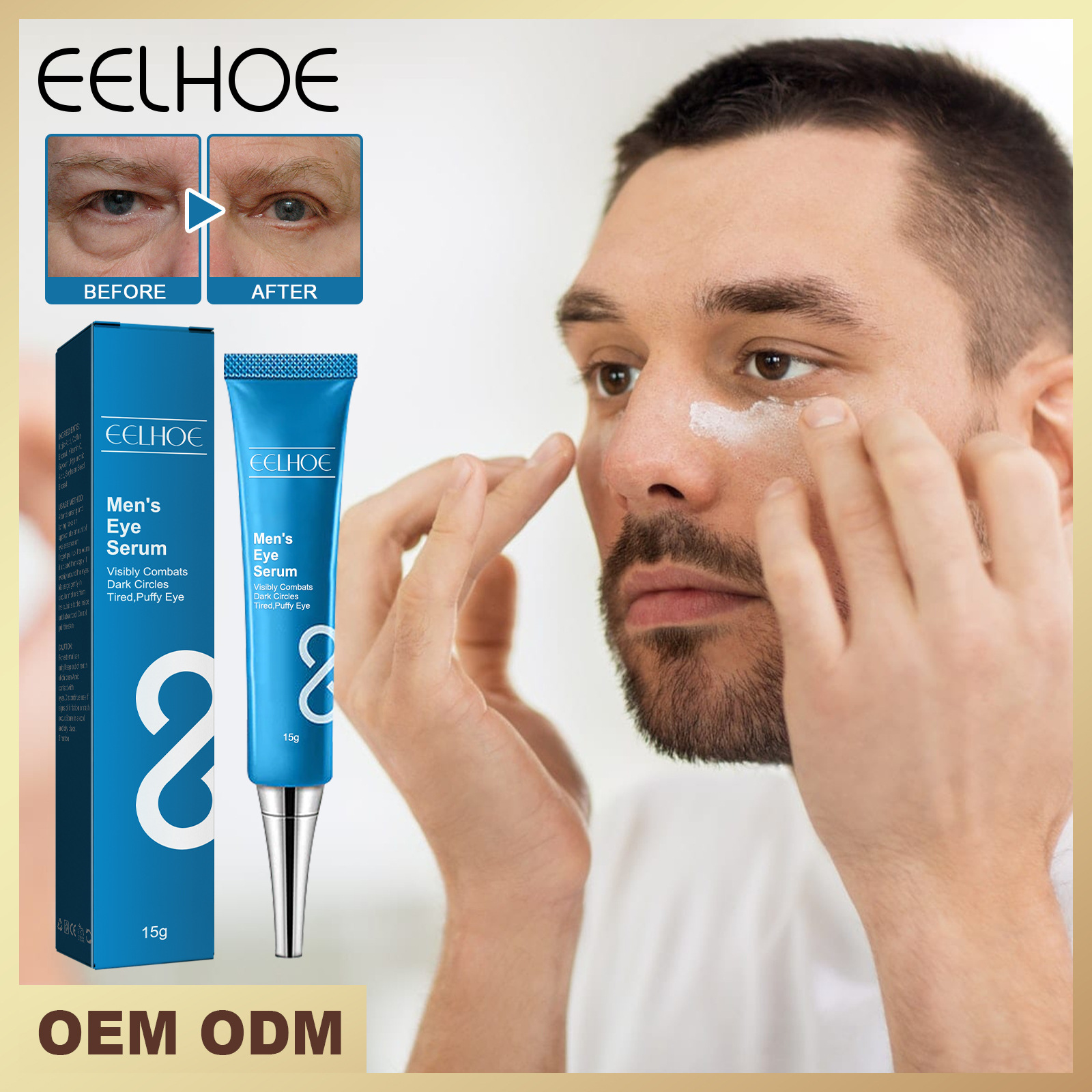 men's eye Beautiful essence reduces fine lines around the eyes, moisturizes and tightens the skin around the eyes s, s_voghion.com