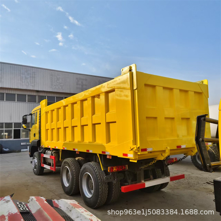 Rear Eight-Wheel Large Pump Direct Injection Dump Truck Rear Eight-Wheel Dump Truck 60cm Sideboard Standard Container Semi-Trailer