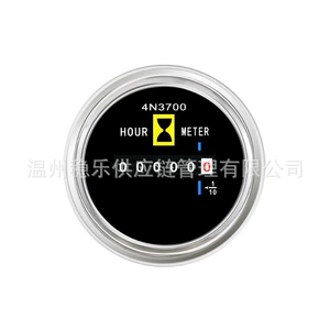 İş saatları ölçən 52mm xronoqraf ölçən 4N3700 4N-3700 ekskavator yükləyici stabilizator ölçən