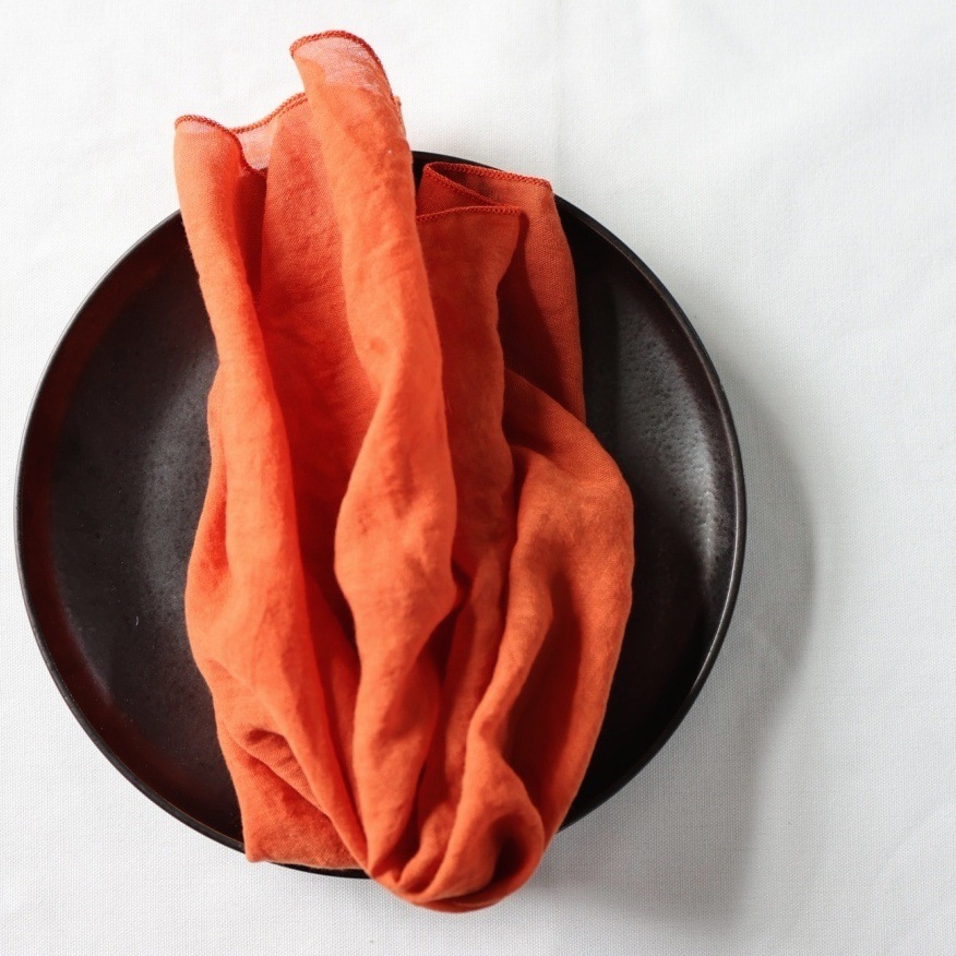 Servilletas transfronterizas, crepé, hilo de Bali, mantel de poliéster, restaurante occidental, hotel de bodas, decoración de telas, fábrica de telas de boca arrugadas