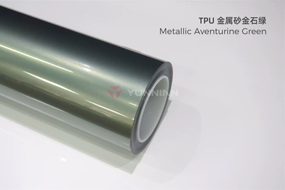 Auto Color Change Film – factory color car wrap, glossy color - tpu-sandstone-green-15215m