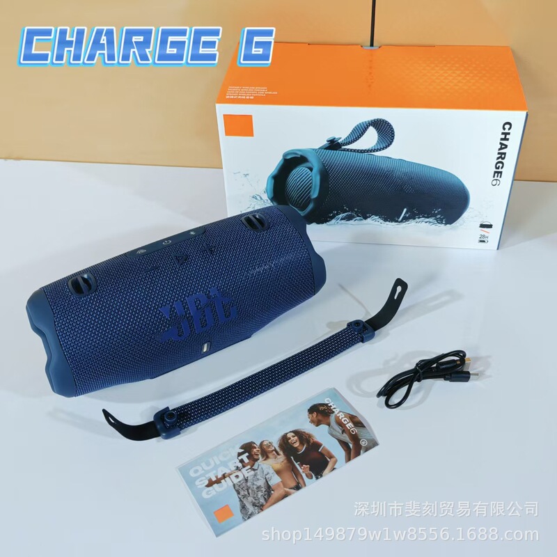 外国貿易向けクロスボーダーCHARGE6トップグレード衝撃波ワイヤレススピーカー高音質防水屋外スピーカーポータブル|undefined