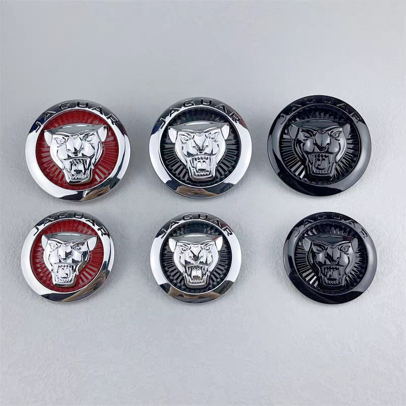 Suitable for Jaguar Car Logos Xexel Xf Xfl Xjl Fpace Front Grille Emblem and Round Jaguar Logo on the Front of the Car