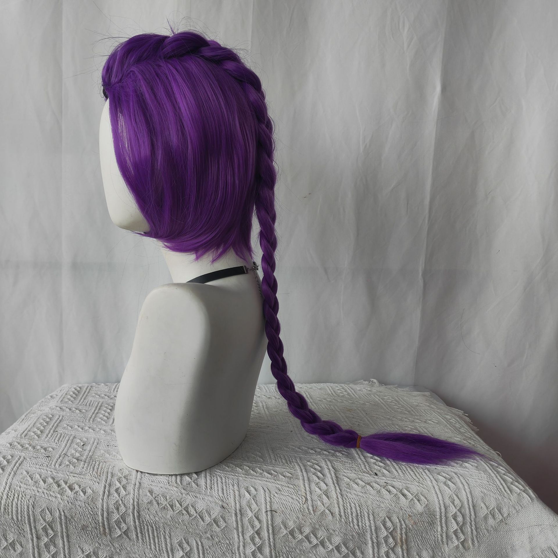 En stock, SKpop cazador de brujas transfronterizas, pelucas de milarumicos, cabello completo, trenzas de torsión en uno.
