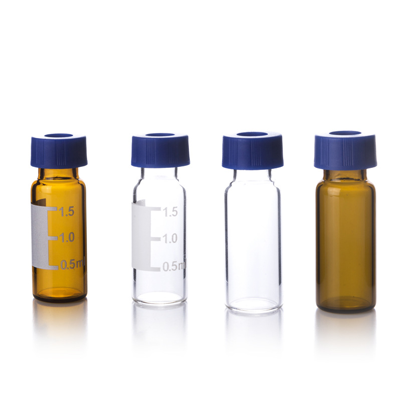 安捷伦款2ml自动进样瓶 透明棕色书写刻度顶空瓶 1.5ml 1.8ml样品
