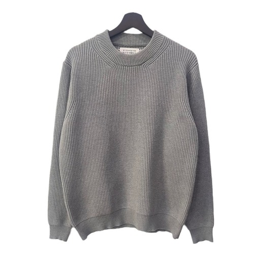 The Ma Family Four-Corner Style 21AM Knitted Round Neck Sweatshirt for Men and Women, Original Four-Corner Stitch Wool Sweater