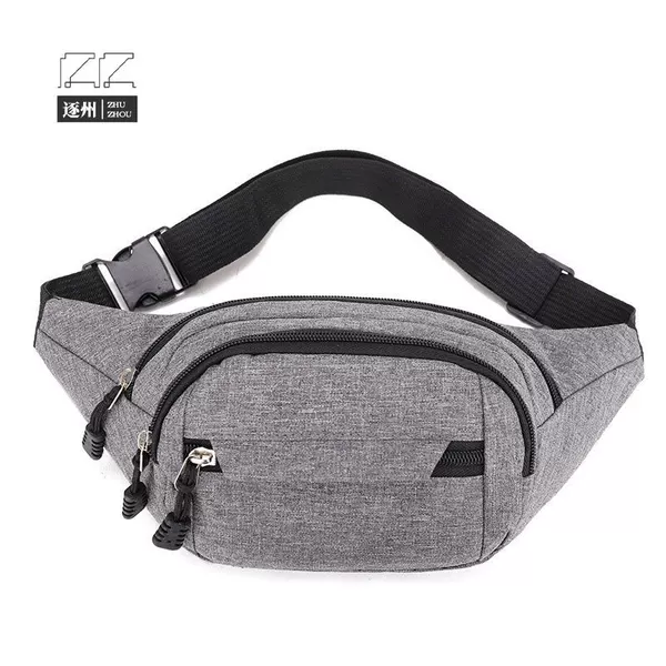 New Waist Bag Men's and Women's Multifunctional Large Capacity Cash register Business Bag Wear-resistant Outdoor Sports Mobile Phone Wallet Waist Bag