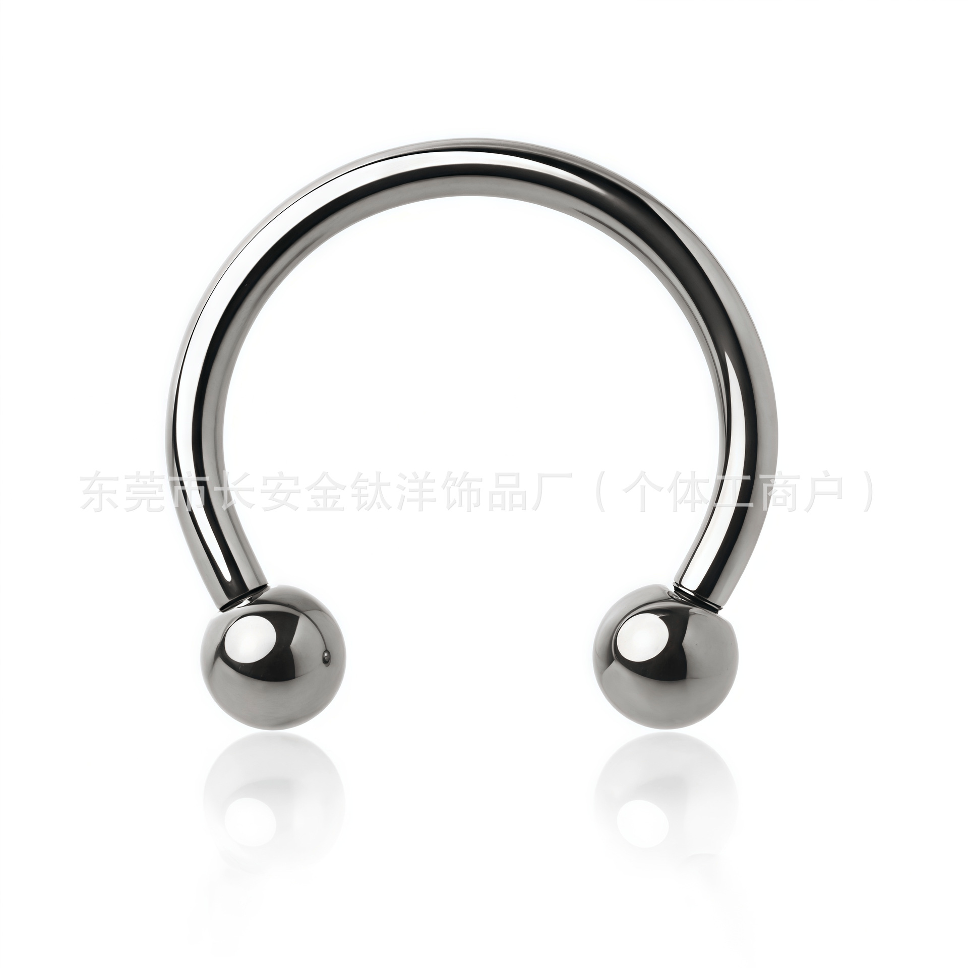 Labret piercing jewelry detail image