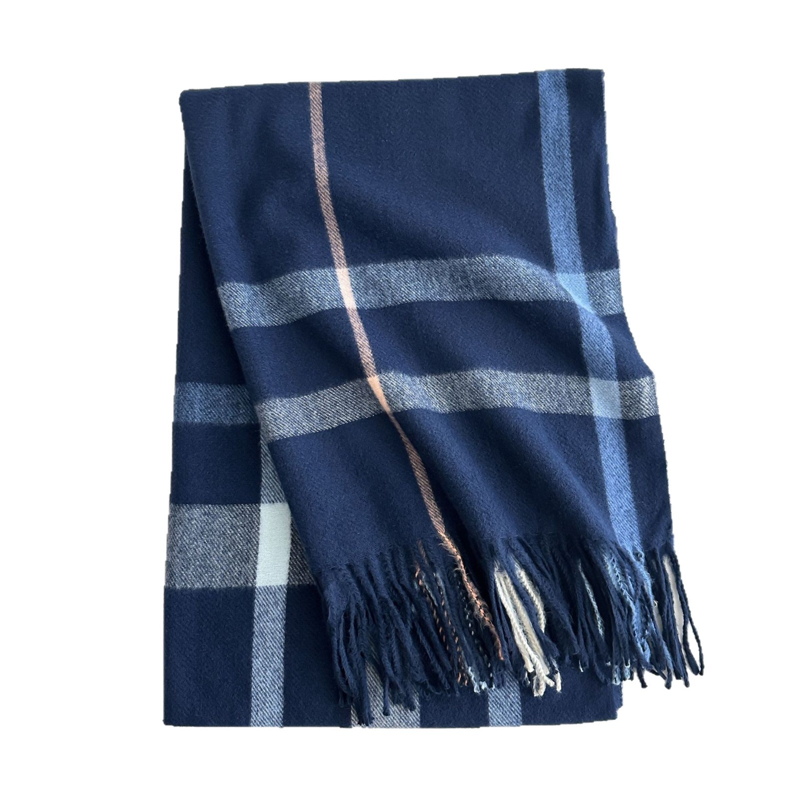 Bufanda de Cuadros de Imitación Cachemira Térmica para Invierno