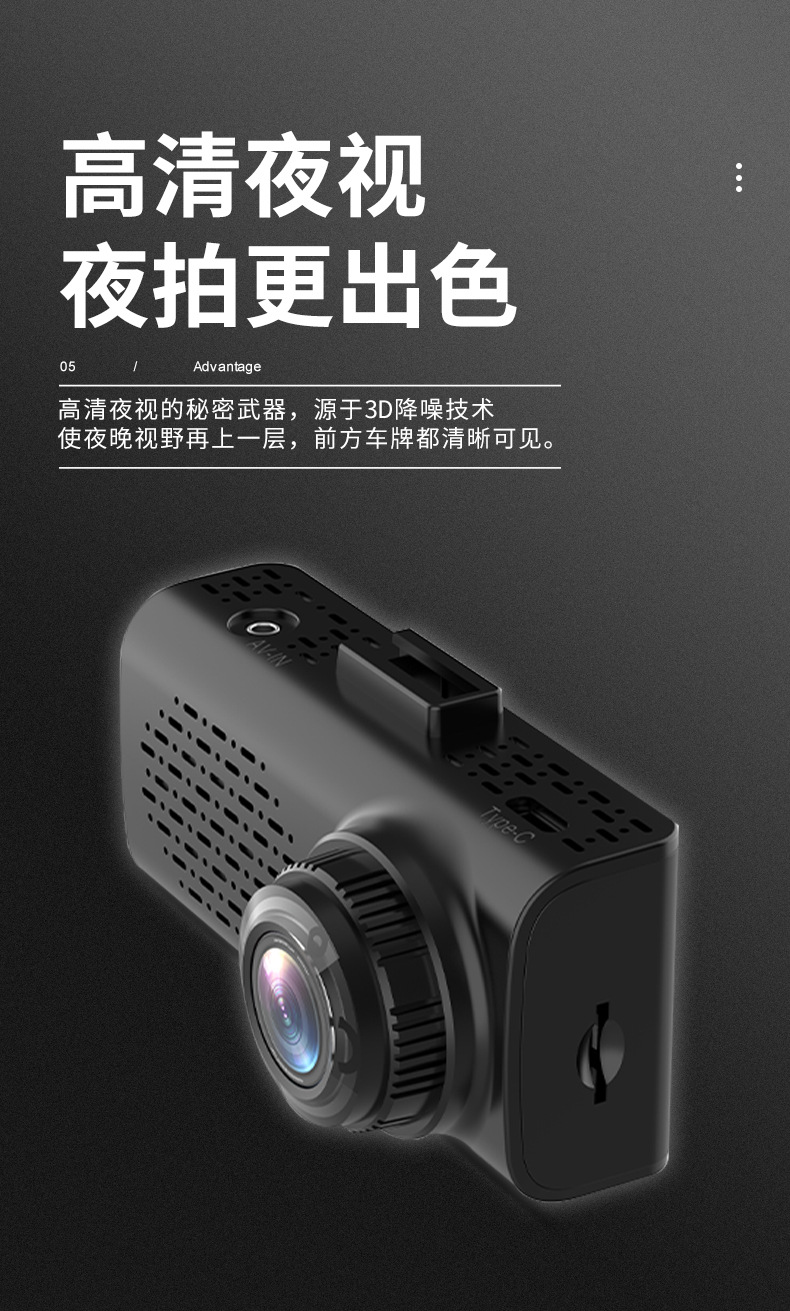 Cross-Border 4K Driving Recorder Gps Positioning Wifi Night Vision Monitoring Online Car-Hailing Vehicle High-Definition Video Recorder Wholesale