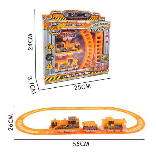 Children's electric rail car cartoon small train street stall toys hot sale simulation rail train toys wholesale