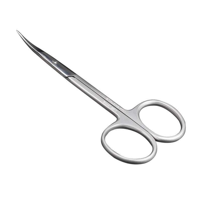 Exfoliating scissors for eyebrows stainless steel for nails