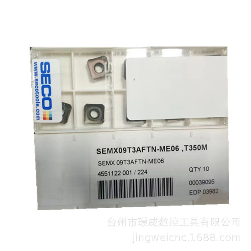 SECO山高SEMX09T3AFTN-ME06 T350M数控CNC涂层硬质合金车削刀片