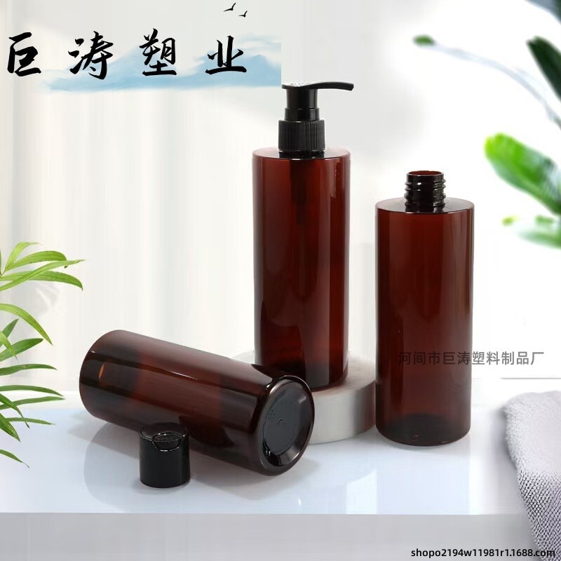 現品品300ml 400ml 500ml平肩リンス入浴剤包装空瓶pet押出ポンプシャンプーボトル|undefined