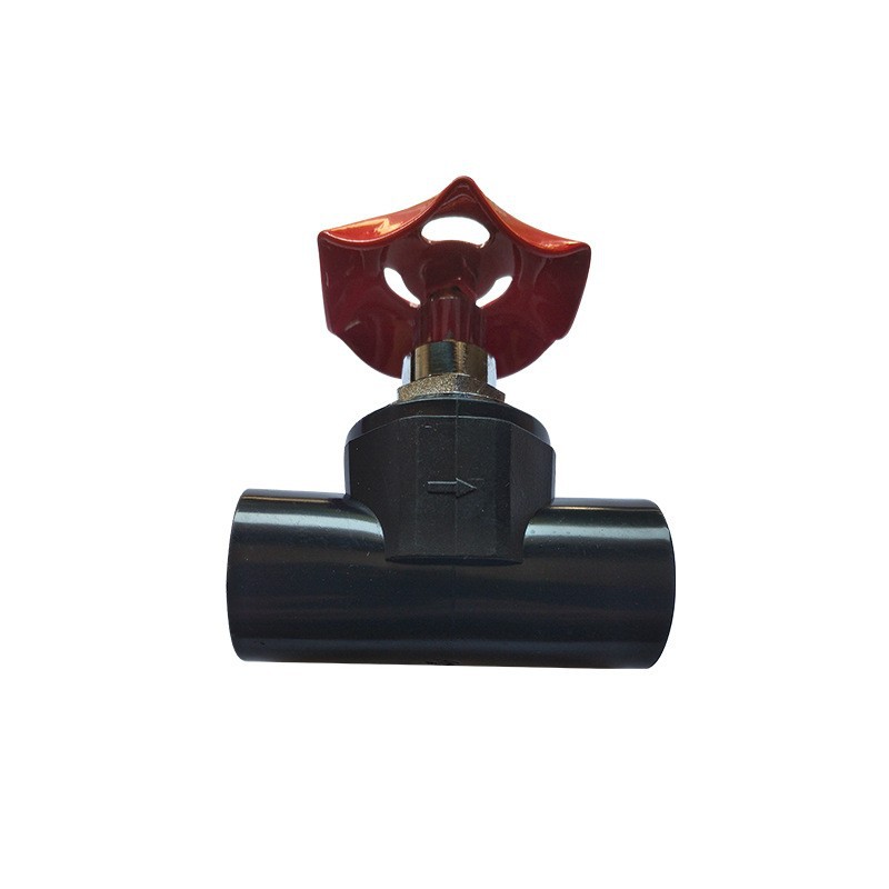 PE nuevo material de la válvula de cierre de elevación válvula de cierre de bayoneta accesorios de tubería de fontanería socket grifo de agua de la válvula de parada