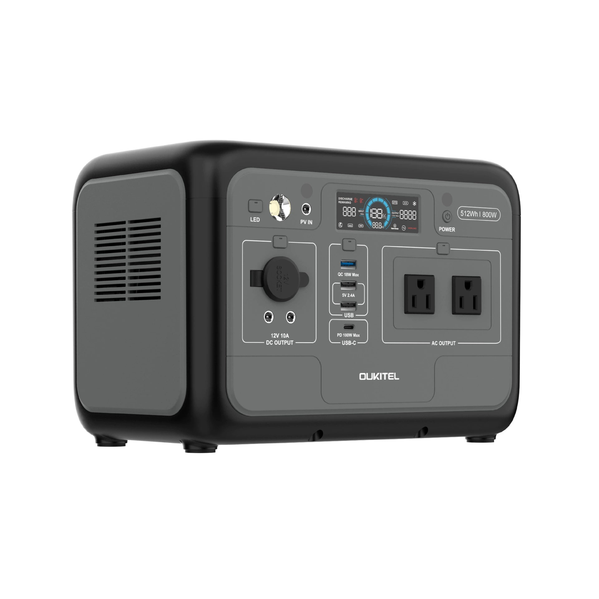 Портативный ручной источник питания для кемпинга на заказ, 800W