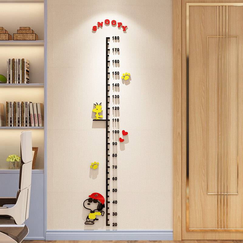A generation of hair measurement height stickers close-fitting high decorative wall baby height wall stickers