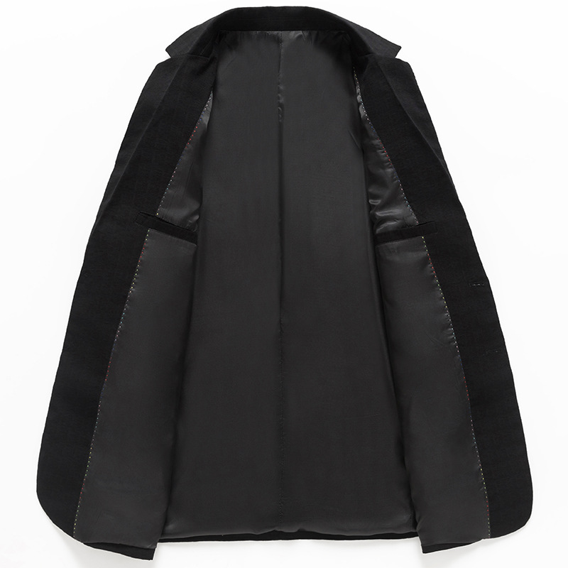Traje para hombres 2025 primavera y otoño nuevo estilo de negocios de hombre sin quemar delgado y ligero chaqueta occidental de traje casual chaqueta