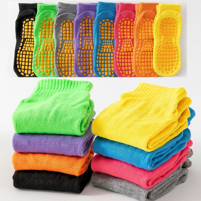 Hot Spring Bath Non-Slip Socks Professional Trampoline Socks Bathroom Socks Men's and Women's Yoga Socks Kidsren's Dance Floor Socks