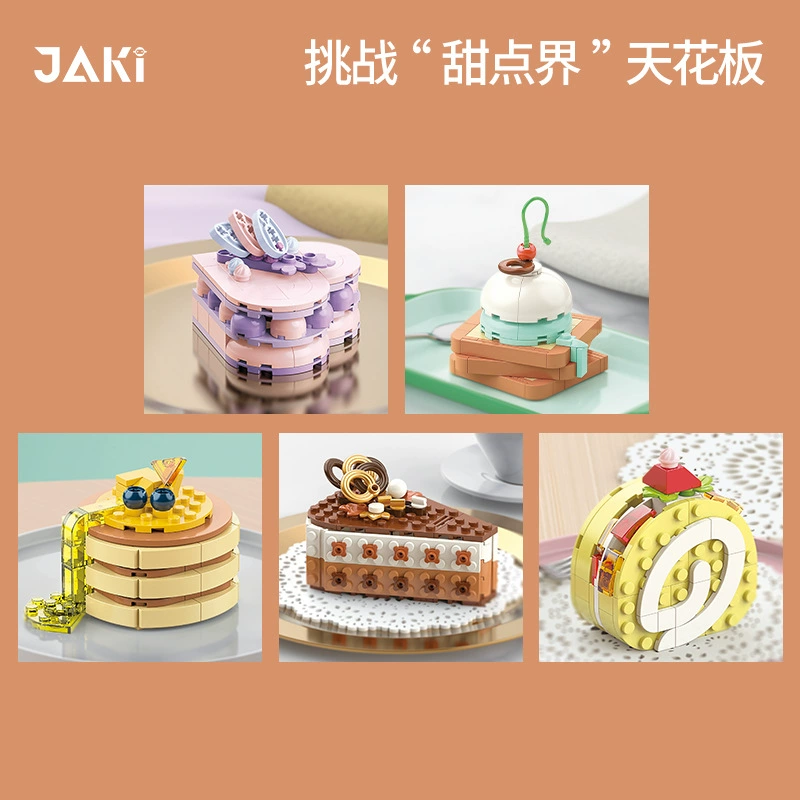 Jiaqi JK5618-5628 Alice afternoon tea cake sweet story food diary — детский конструктор из блоков