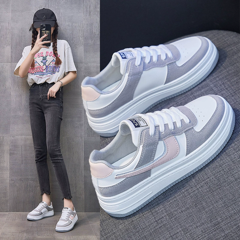 Белые кроссовки Tide, обувь, легкая дышащая обувь для отдыха в весеннем стиле, корейский стиль, для бега