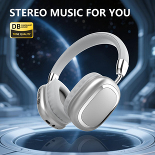 Cross-border explosions B35 headset Bluetooth headset metallic DJ wireless music headset mobile phone game universal