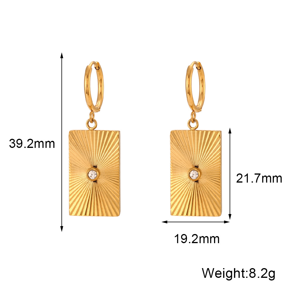 Fashion Geometric Heart Shape Stainless Steel Plating Zircon Pendant Necklace 1 Piece