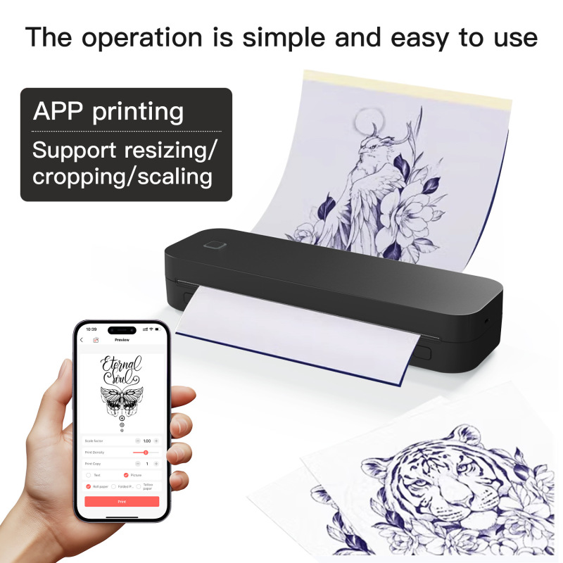 Tattoo Paper for A4 Thermal Printers A4 Thermal Printer's Tattoo Paper