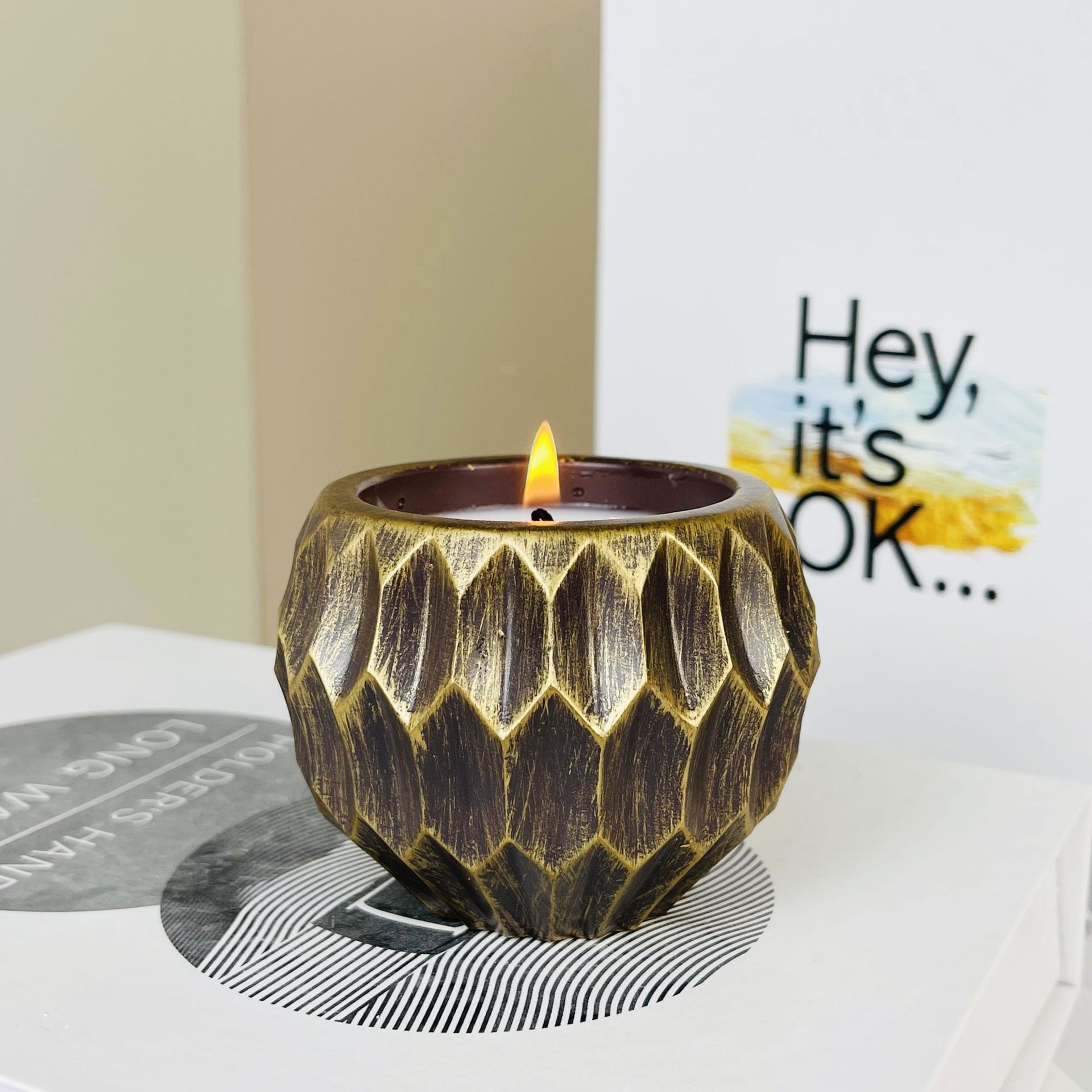 Transfronterizos simple barra magnética casera taza vacía diy artesanía de alto valor decorativo candelabro interior ornamentos