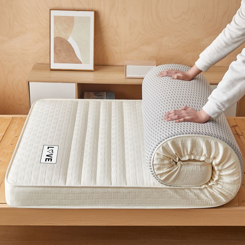 New Knitted Waffle Latex Mattress Hard Cotton Mattress Home Tatami Student Dormitory Bunk Bed Mattress