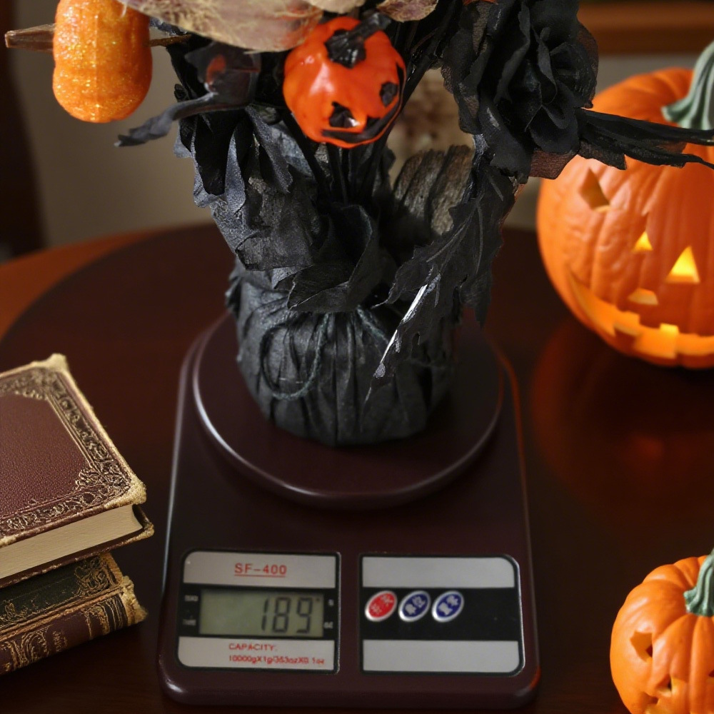 Halloween árbol de decoración negro de eugalio simulación calabaza horrores esqueleto decoración adornos fiesta en el hogar